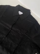 Load image into Gallery viewer, linen shirt/ hemaima womens cut-black