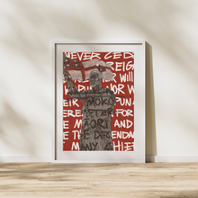 Load image into Gallery viewer, I Never Ceded | Open Edition Fine Art Print (red)