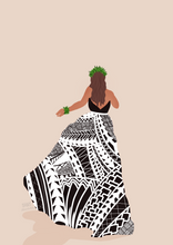 Load image into Gallery viewer, Samoa Print Black