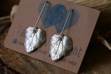 Load image into Gallery viewer, Kawakawa Earrings - Silver