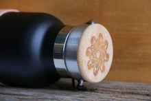 Load image into Gallery viewer, Black Russet Leather Bottle