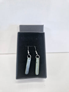 Iti Pou Pounamu earrings