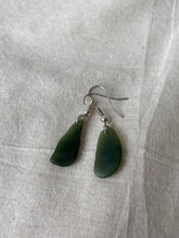 Load image into Gallery viewer, Tumbled Hanging Earrings – Pounamu
