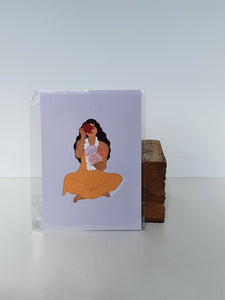 Shell Girl (Post card)