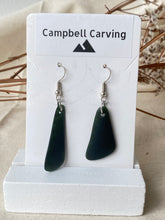 Load image into Gallery viewer, Tumbled Hanging Earrings – Pounamu
