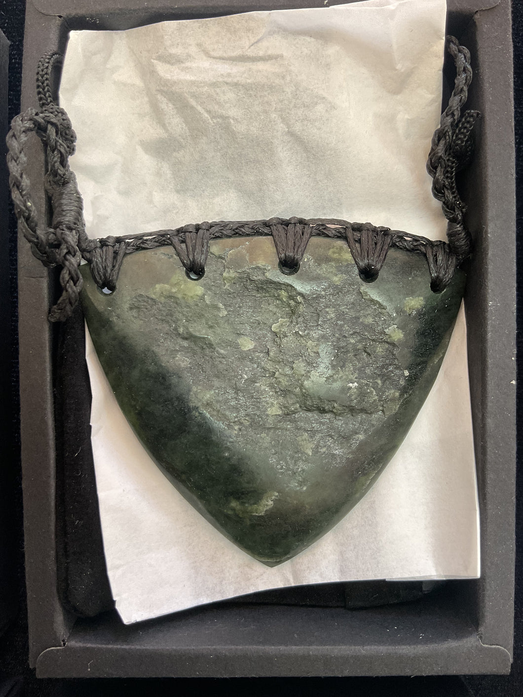 Campbell carving - Limited Pounamu Collection