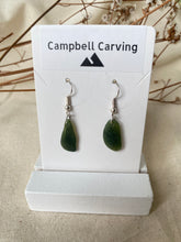 Load image into Gallery viewer, Tumbled Hanging Earrings – Pounamu
