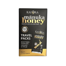 Load image into Gallery viewer, MGO 510+ Mānuka Honey TRAVEL PACKS — 12 Snappaks (60g)
