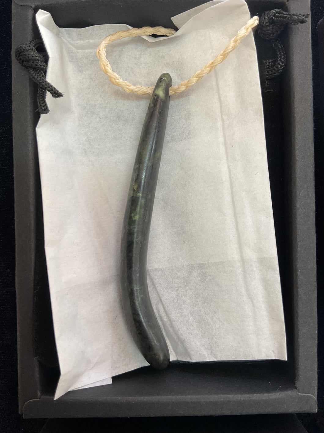 Campbell carving - Limited Pounamu Collection