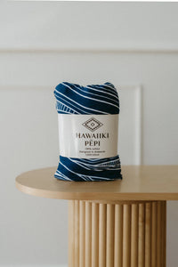 Navy blue muslin wrap