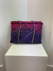 Whiri Kete - Large - Pink/Purple (Fu Maori)