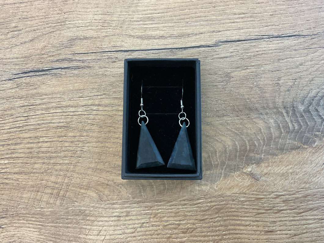 Tapatoru Pounamu Earrings