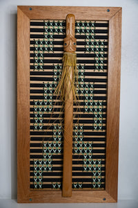 Tukutuku Med Framed 650mmH x 335mmW