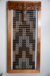 Tukutuku Large Framed H 870mm x W 400mm