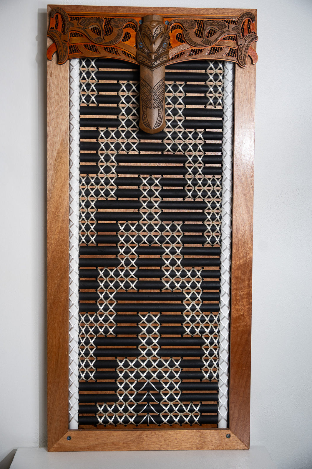 Tukutuku Large Framed H 870mm x W 400mm
