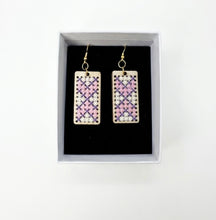 Load image into Gallery viewer, Donna-Maree Taonga - Tukutuku Earrings
