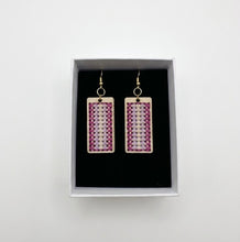 Load image into Gallery viewer, Donna-Maree Taonga - Tukutuku Earrings
