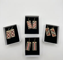 Load image into Gallery viewer, Donna-Maree Taonga - Tukutuku Earrings
