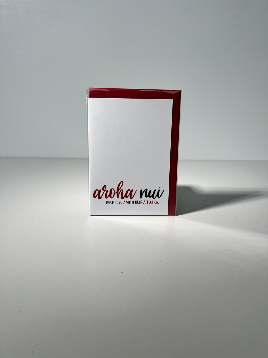 Aroha Nui Cards - Much Love / With Deep Affection