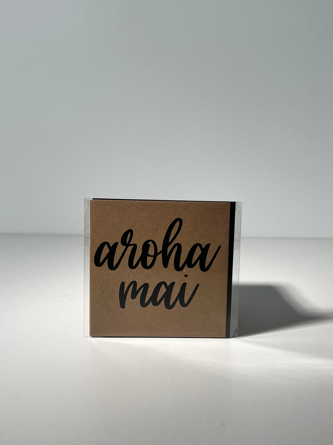 Aroha Mai (Kraft) Card