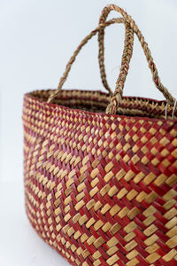 Kete Whakairo - Red Rau Kumara (Linda Biddle)