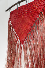 Load image into Gallery viewer, Harakeke Wall hanging - Whero (Linda Biddle)
