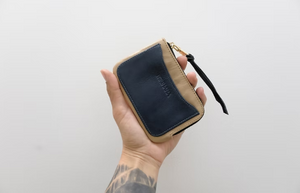 Tauaki Wallet - Blue/Sand