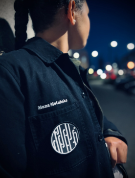 Mana Patch Jacket - Black (Womens crop)