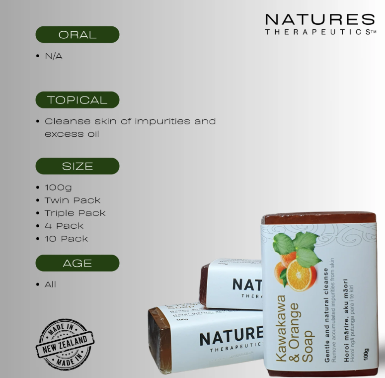 Kawakawa & Orange Soap