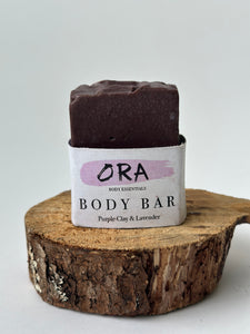 Purple Clay & Lavender Body Bar