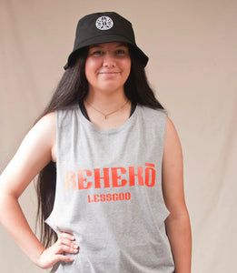 Reheko singlet - Grey & Orange