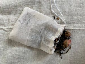 Re-Useable Muslin Tea Bags X3