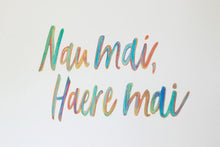 Load image into Gallery viewer, &quot;Nau Mai, Haere Mai&quot; Wall Decal Set
