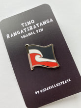Load image into Gallery viewer, Tino Rangatiratanga Enamel Pin

