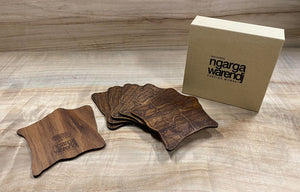Ngarga Warendj Blackwood Coasters Set of 6 - Assorted Designs