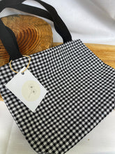 Load image into Gallery viewer, Small checkered Tote Bag
