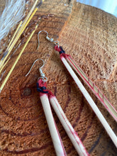 Load image into Gallery viewer, Red Pokinikini Hawhe Earrings
