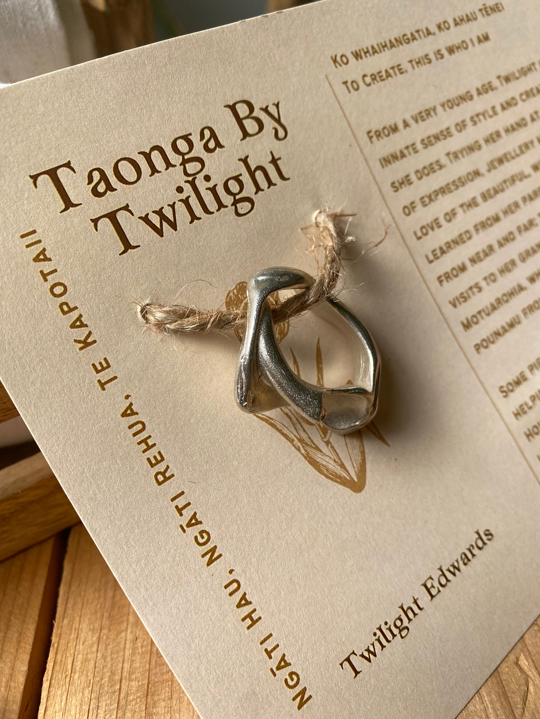 Taonga By Twilight- Shell Rings